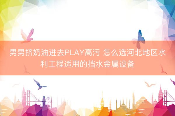 男男挤奶油进去PLAY高污 怎么选河北地区水利工程适用的挡水金属设备