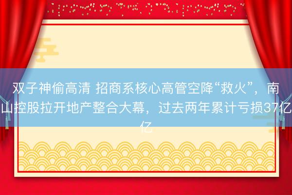 双子神偷高清 招商系核心高管空降“救火”，南山控股拉开地产整合大幕，过去两年累计亏损37亿