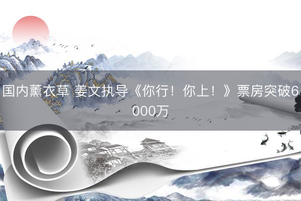 国内薰衣草 姜文执导《你行！你上！》票房突破6000万